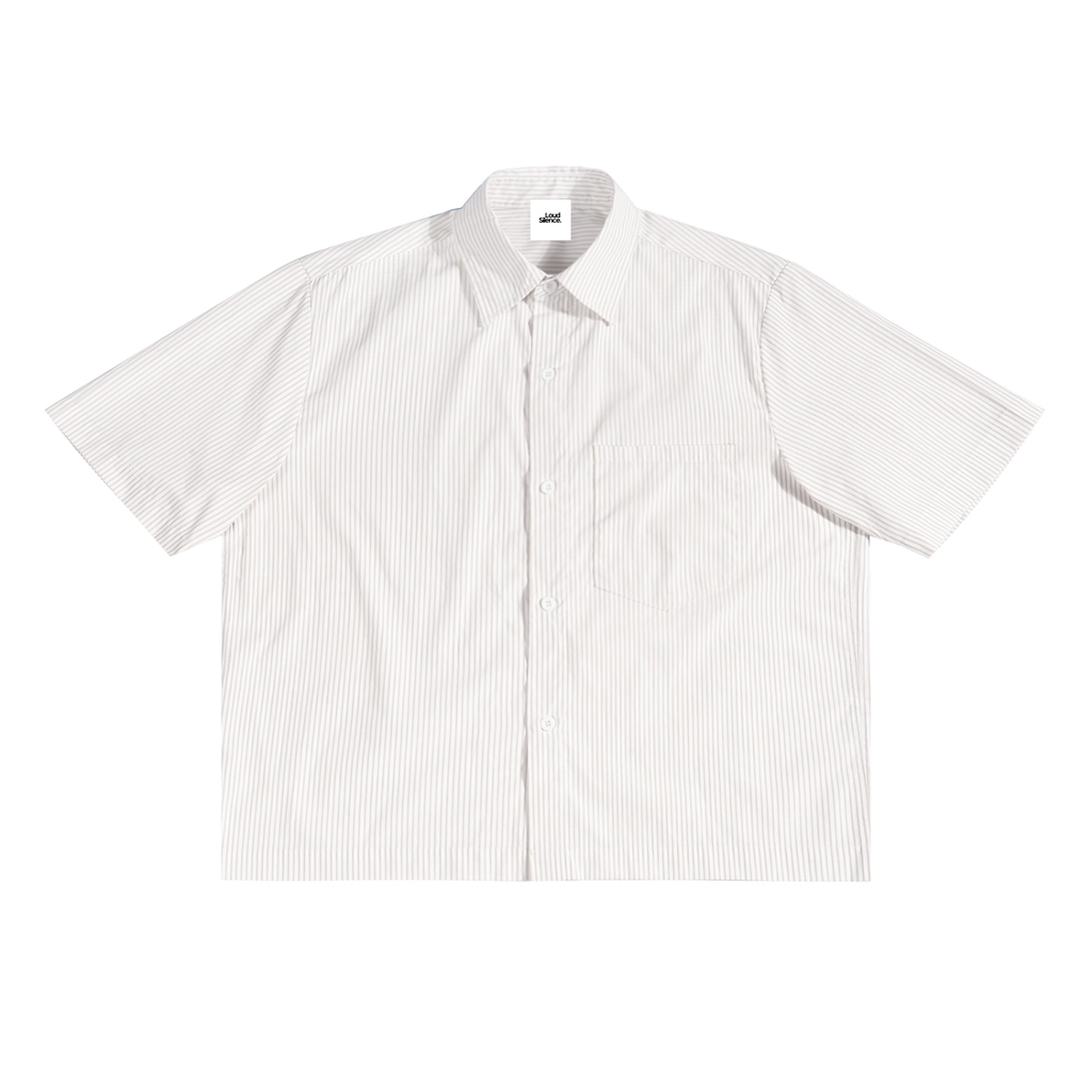 Loud Silence Stripe Boxy Shirt