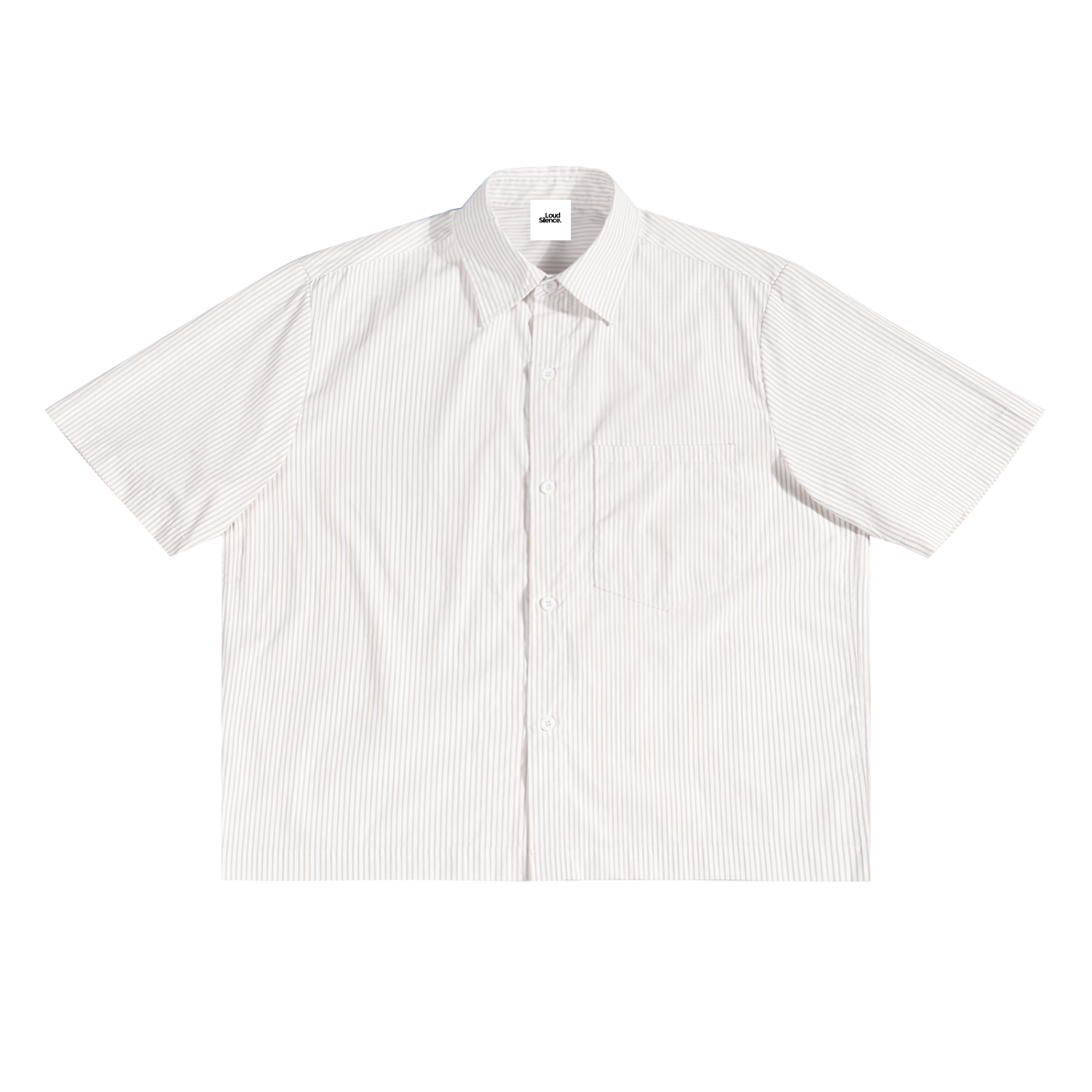Loud Silence Stripe Boxy Shirt