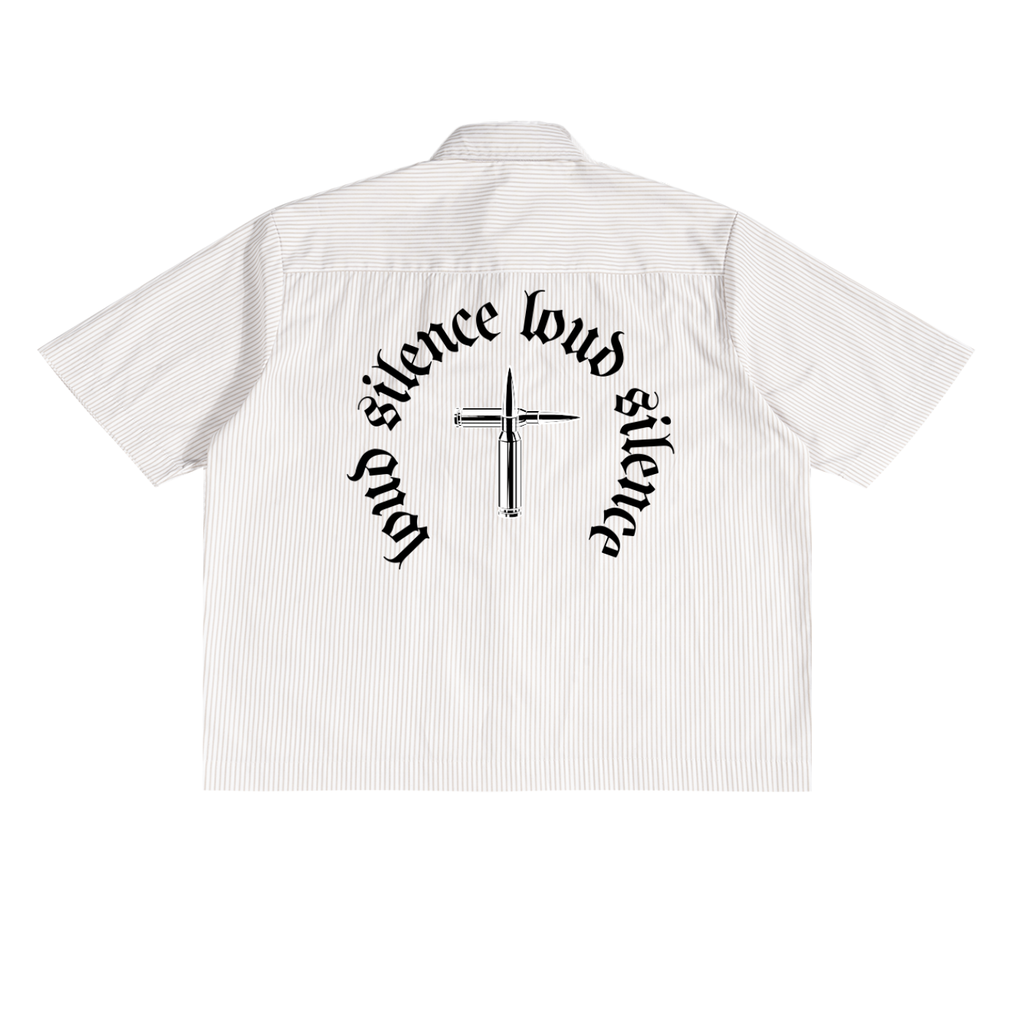 Loud Silence Stripe Boxy Shirt