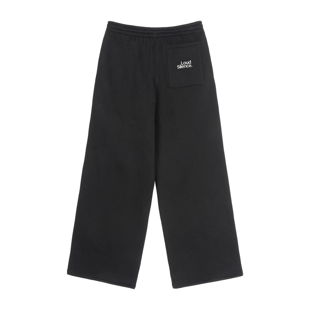 Loud Silence Fleece Drawstring Straight-Leg Sweatpants